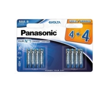 PANASONIC Alkalické baterie Evolta Platinum 4+4F AAA 1,5V (Blistr 8ks) PANASONIC Alkalické baterie Evolta Platinum 4+4F AAA 1,5V (Blistr 8ks)