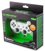 Esperanza Corsair Wireless Gamepad - bílá  (PC/PS3)