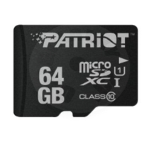 Patriot microSDXC Memory Card 64GB UHS-I U1 Class 10