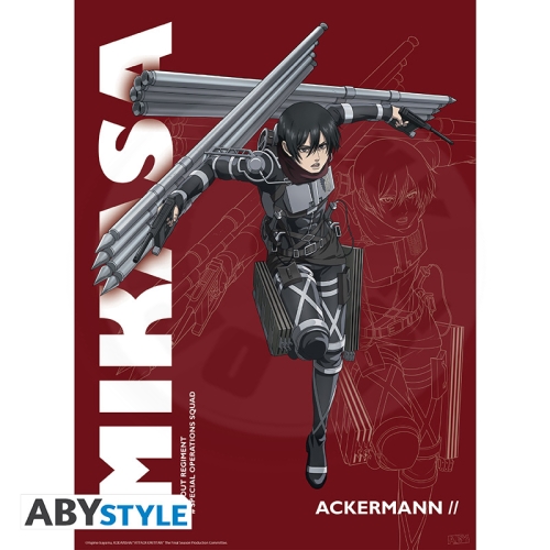 ATTACK ON TITAN - Poster Chibi 52x38 - S4 Mikasa*_(1)