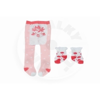 Baby Annabell Punčocháče a ponožky, 43 cm - růžové