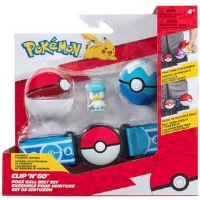 Pokémon - Clip 'n' Go Poké Ball Belt Set (Quaxly)