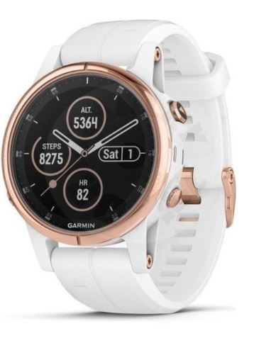 Nefunkční Garmin Fenix 5S Plus Sapphire - růžová / zlatá (sleva viz. popisek) (1)