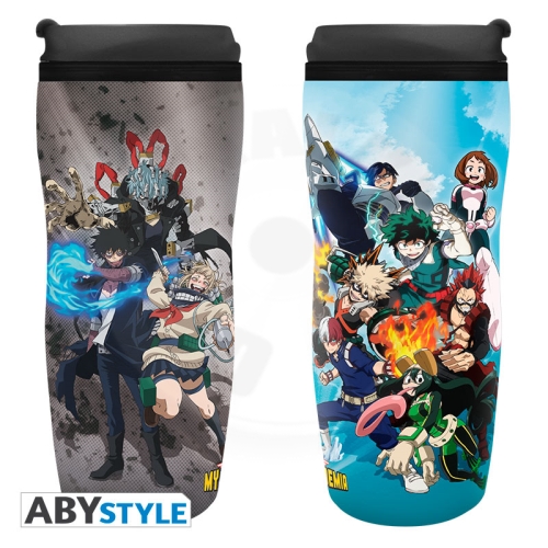 MY HERO ACADEMIA - Travel mug "Heroes vs. Villains"_(1)