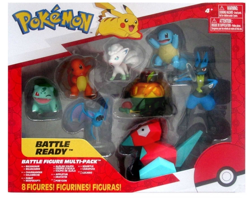 Pokémon Figurky - Multi-Pack Battle Ready 8pcs 5cm