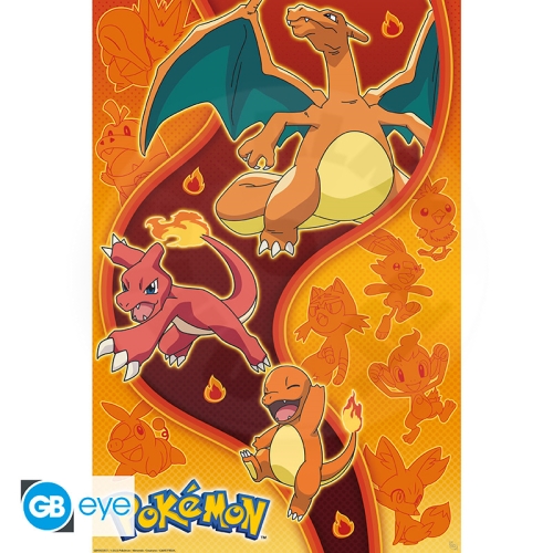 POKEMON - Poster Maxi 91.5x61 - Fire Type_(1)