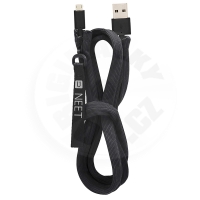 Neet Cable Keeper USB A - Micro USB, 1 m, černá