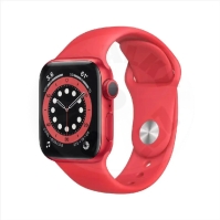 Apple Watch Series 6, 40mm, GPS,Red Aluminum Case,Red Sport Band (sleva viz. popisek)