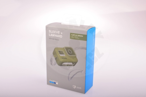 GoPro Sleeve + Lanyard for HERO8 - Green (1)