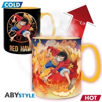 ONE PIECE - Mug Heat Change - 460 ml - Luffy &amp; Sabo