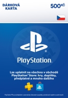 PlayStation Store el. peněženka - 500 Kč