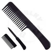 Hřeben, skrytý nůž "BLADE IN HAIR" černý Hřeben, skrytý nůž "BLADE IN HAIR" černý