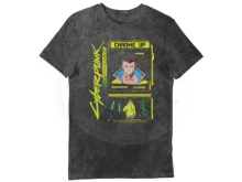 Pánské tričko Cyberpunk: Edgerunners David Chrome Up Vintage Style M
