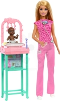 Barbie Herní set povolání - Pediatrička blondýnka