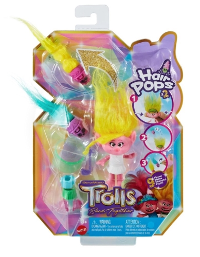 Mattel TROLLS malá panenka hair pops Viva
