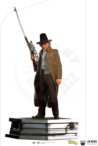 Iron Studios - Soška Doc Brown - Back to the Future Part III - Art Scale 1/10